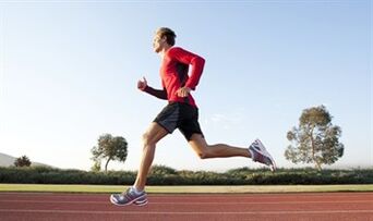 Running is a great exercise for improving a man's power. 